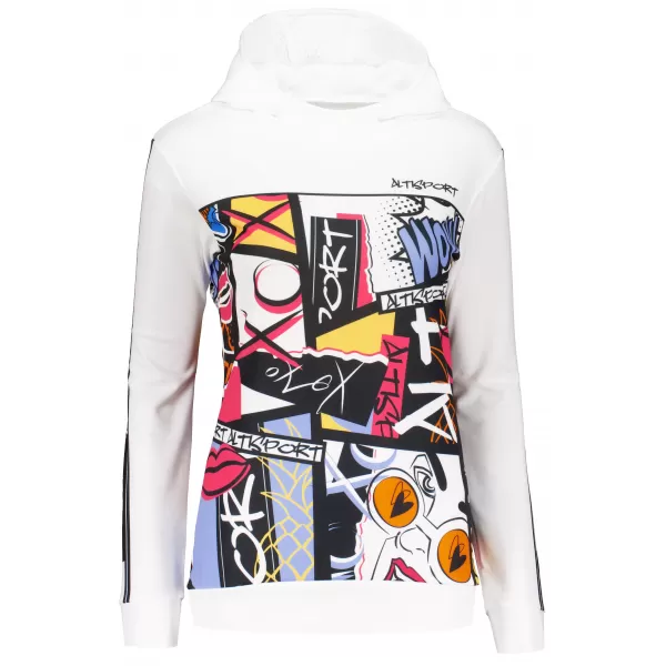  Hochwertiges Funktions-Sweatshirt für Damen ALTISPORT VOJ/ALW041MI01 WEIß 