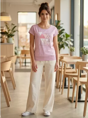 T -Shirt ALTISPORT ALW185120 LAVENDEL