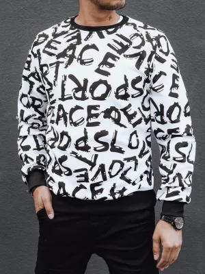 Herren -Sweatshirt DSTREET bx5768 WEIß