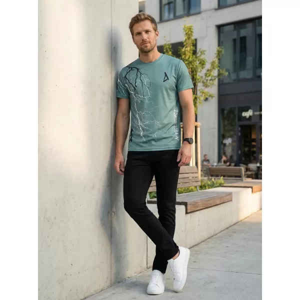  Funktionelles Premium-T-Shirt für Herren ALTISPORT VOJ/ALM004TR01 KHAKI/MILITÄR 