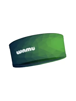 Sport-Stirnband für Kinder WAMU MOZAIKA GRÜN