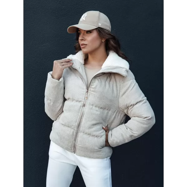  Frauenjacke DSTREET TRENDYGLAM TY4358 BEIGE 