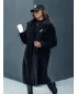 Wintermantel DSTREET GLAMFUR SCHWARZ