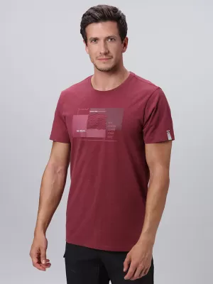 Herren-T-Shirt LOAP BOHEM ROT