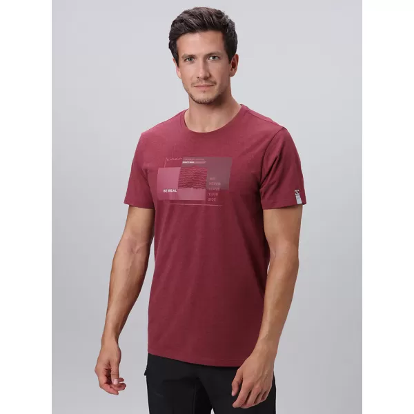  Herren-T-Shirt LOAP BOHEM ROT 