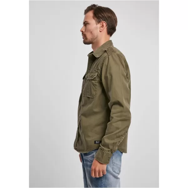  Hemd BRANDIT VINTAGE BD9373 OLIVE 