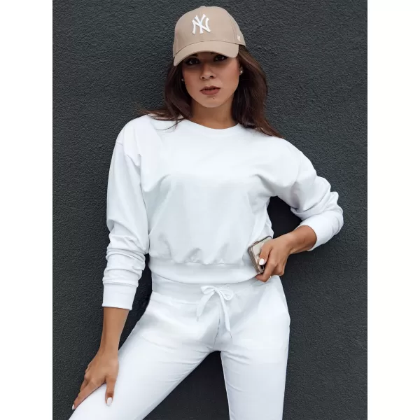  Damen Sweatshirt DSTREET CASUALVIBE WEIß 