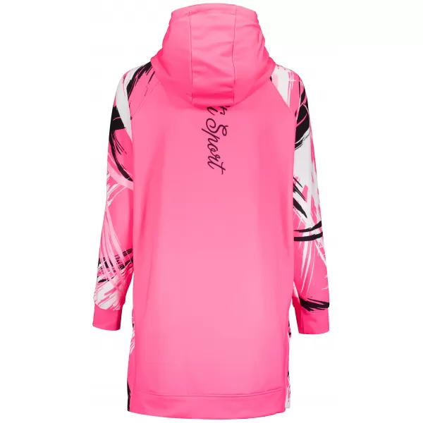  Funktionelles erweitertes Damen-Sweatshirt Premium ALTISPORT VOJ/ALW039MI03 FLUO-ROSA 