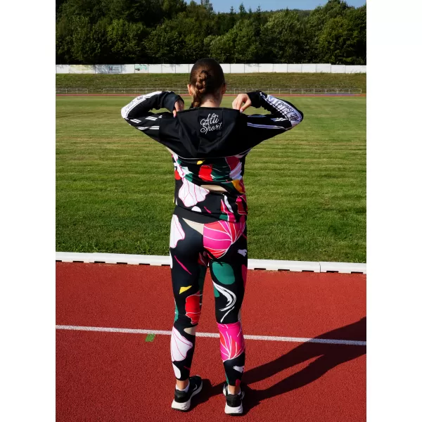  Funktionaler Sweatshirt -Prämie von Frauen ALTISPORT VOJ/ALW042MI01 SCHWARZ 