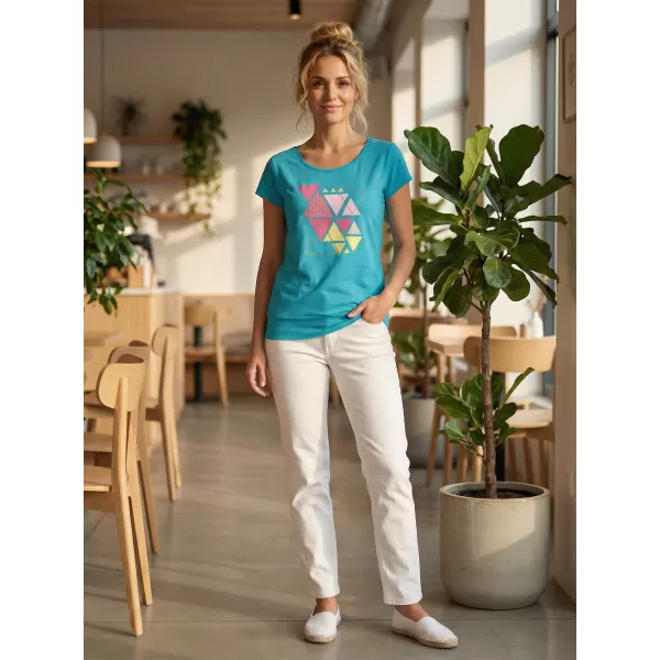  T -Shirt ALTISPORT ALW185120 DUNKLE TÜRKIS 