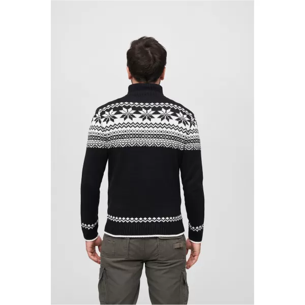  Herren -Sweatshirt BRANDIT CARDIGAN NORWEGER BD5030 SCHWARZ 