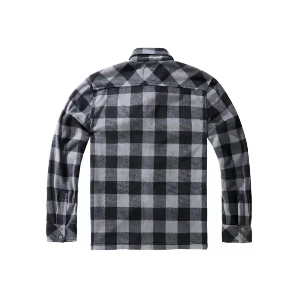  Hemd BRANDIT BD9720 SCHWARZ/GRAU 