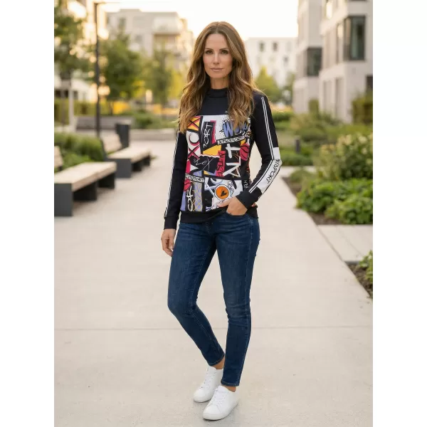  Hochwertiges Funktions-Sweatshirt für Damen ALTISPORT VOJ/ALW041MI01 SCHWARZ 