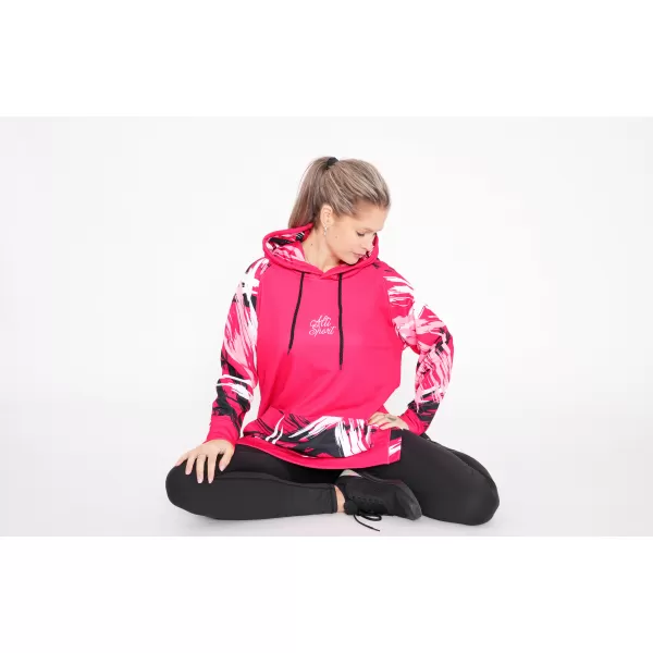  Funktionelles erweitertes Damen-Sweatshirt Premium ALTISPORT VOJ/ALW039MI03 VIVA MAGENTA 