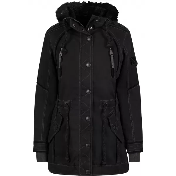  Damenparka BRANDIT BD33122 SCHWARZ 