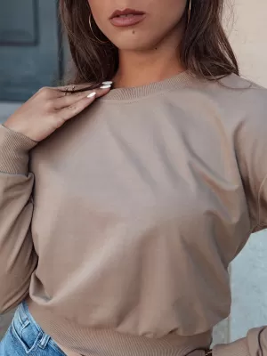 Damen Sweatshirt DSTREET KARAMELL