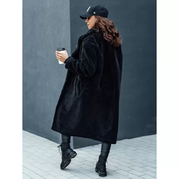  Wintermantel DSTREET GLAMFUR SCHWARZ 