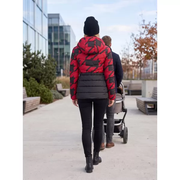  Damenjacke ALTISPORT DARCIA SCHWARZ ROT 