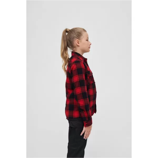  Hemd BRANDIT BD6016 ROT/SCHWARZ 
