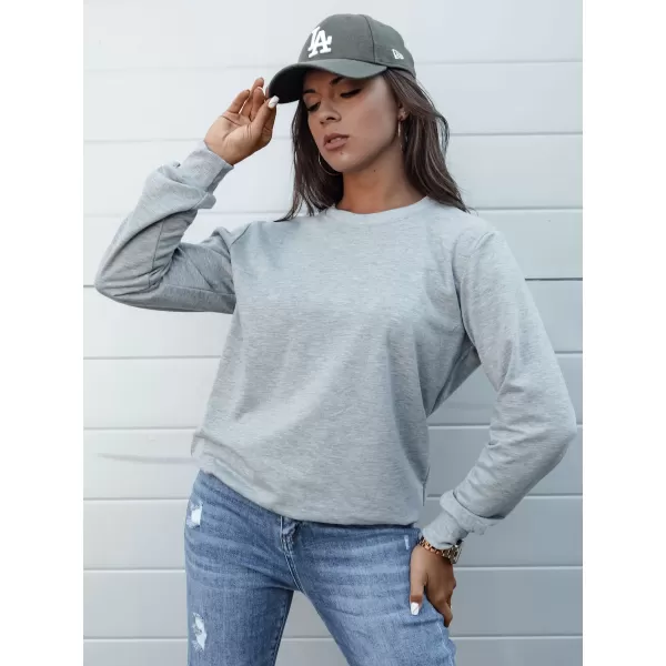  Damen Sweatshirt DSTREET by1315 HELLGRAU 