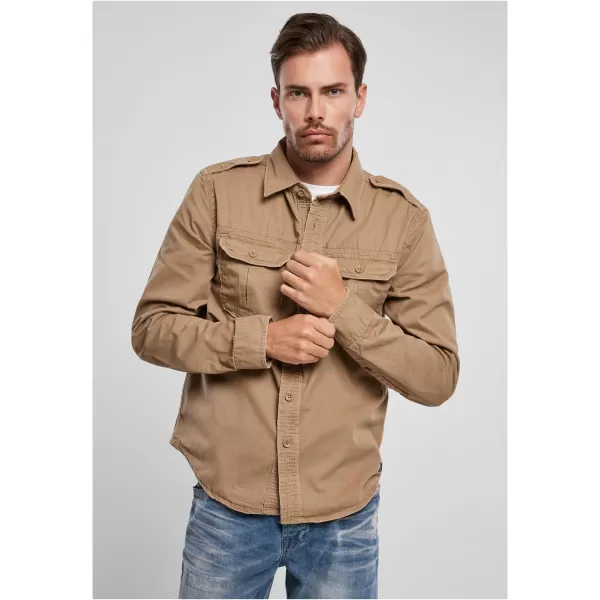  Hemd BRANDIT VINTAGE BD9373 KAMEL 