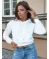 Damen Sweatshirt DSTREET TRENDHOOD BY1310 WEIß
