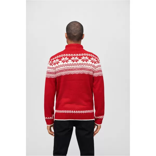 Herren Sweatshirt BRANDIT CARDIGAN NORWEGER BD5030 ROT 