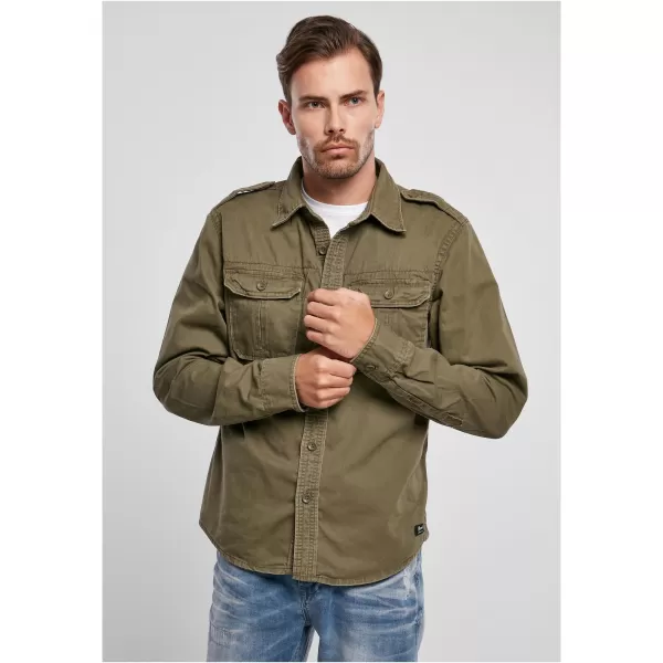  Hemd BRANDIT VINTAGE BD9373 OLIVE 