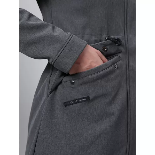 Softshell-Mantel für Damen LOAP LUNARA DUNKELGRAU 