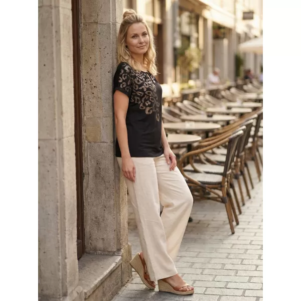  Damen-T-Shirt ALTISPORT DAFFY SCHWARZ 
