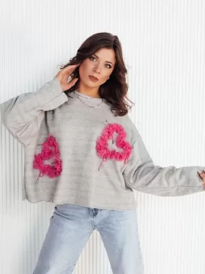 Damen Sweatshirt DSTREET RAWEL HELLGRAU