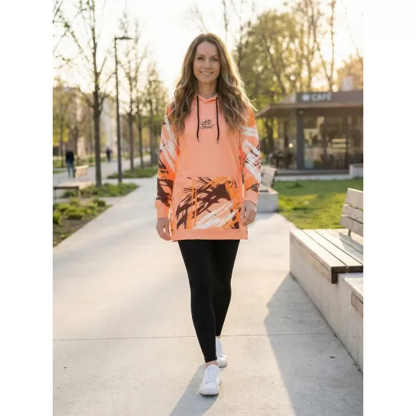  Funktionelles erweitertes Damen-Sweatshirt Premium ALTISPORT VOJ/ALW039MI03 ORANGE 