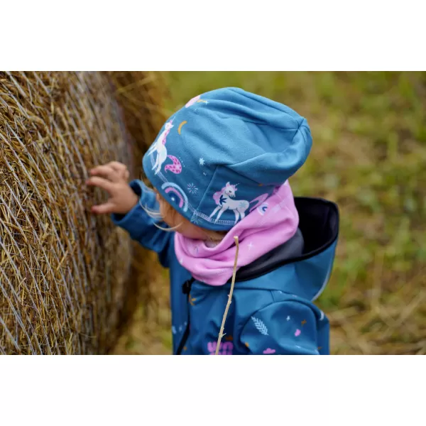  Fleecemütze für Kinder WAMU JEDNOROŽCI BLAU 