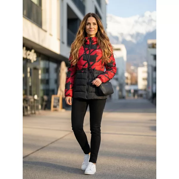  Damenjacke ALTISPORT DARCIA SCHWARZ ROT 