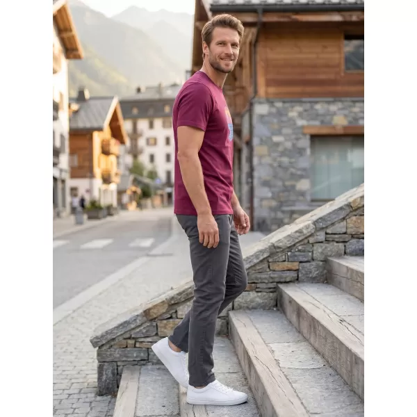  Herren-T-Shirt ALTISPORT ALM186129 FUCHSIE 