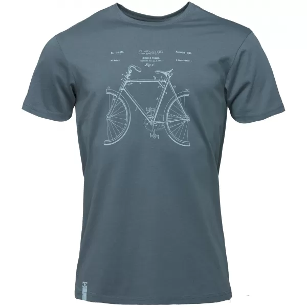  Herren-T-Shirt LOAP BREDAR BLAU 
