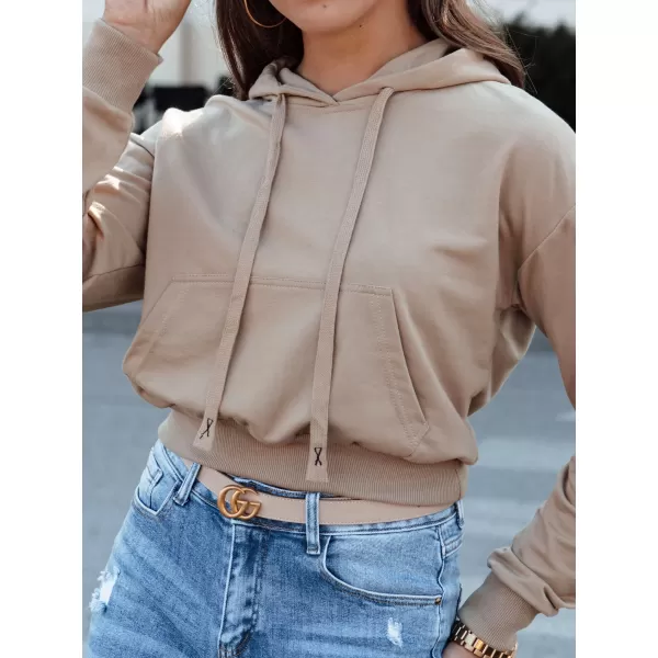  Damen Sweatshirt DSTREET TRENDHOOD BY1311 KARAMELL 