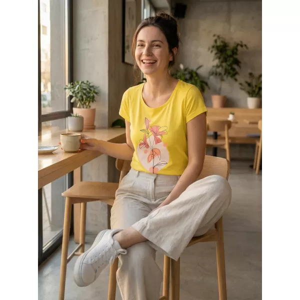  T -Shirt ALTISPORT ALW187122 ZITRONE 