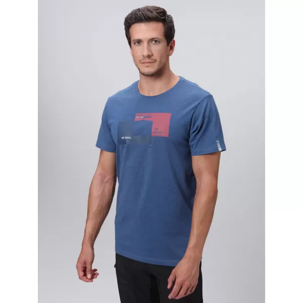  Herren-T-Shirt LOAP BOHEM BLAU 