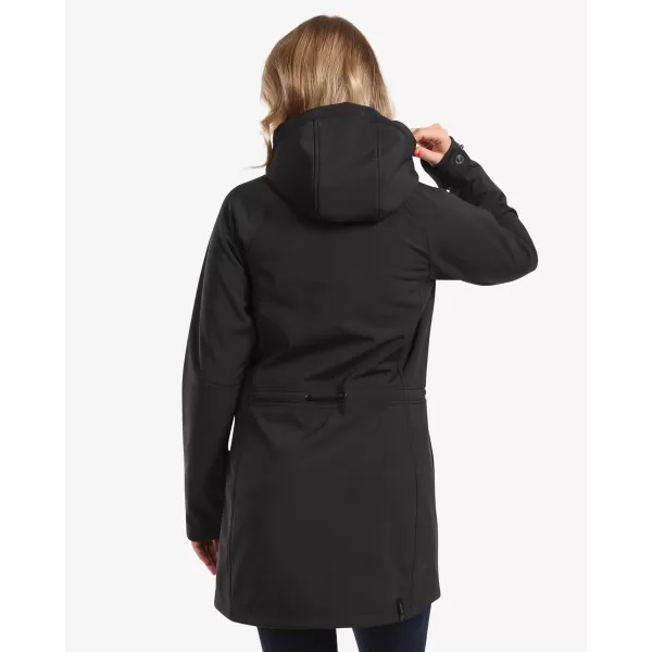  Softshell-Mantel für Damen KILPI LASIKA-W WL0136KI SCHWARZ 