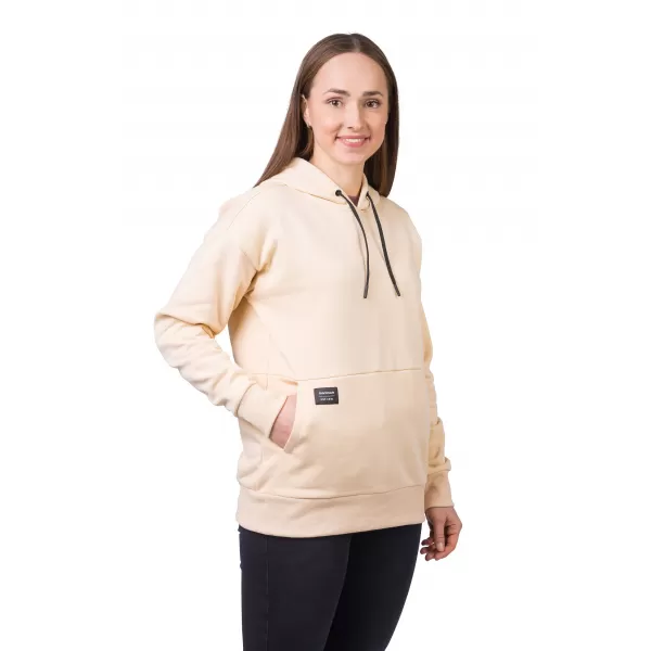  Damen-Sweatshirt HANNAH SANDY HOODY GEBLEICHTER SAND 