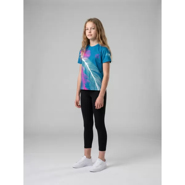  Hochwertiges Funktions-T-Shirt für Kinder ALTISPORT VOJ/ALK001TR01 PETROL/ROSA 