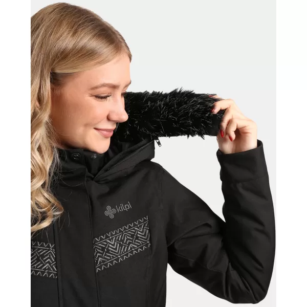  Wintermantel für Damen KILPI PERU-W WL0132KI SCHWARZ 
