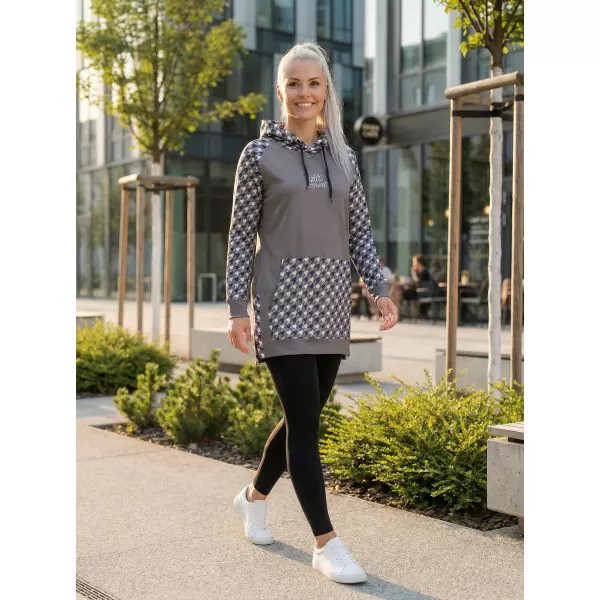  Funktionelles erweitertes Damen-Sweatshirt Premium ALTISPORT VOJ/ALW048MI03 GRAU 