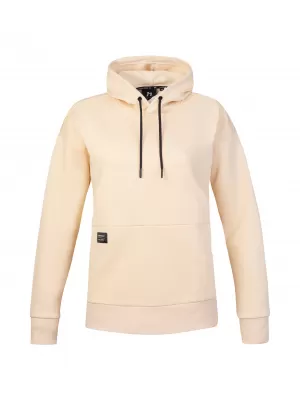 Damen-Sweatshirt HANNAH SANDY HOODY GEBLEICHTER SAND