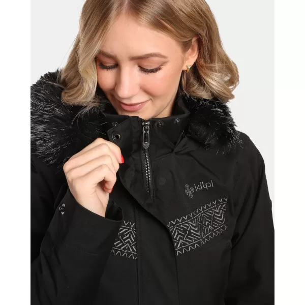  Wintermantel für Damen KILPI PERU-W WL0132KI SCHWARZ 