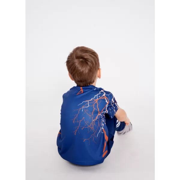  Hochwertiges Funktions-T-Shirt für Kinder ALTISPORT VOJ/ALK004TR01 MARINEBLAU/BRAUN 
