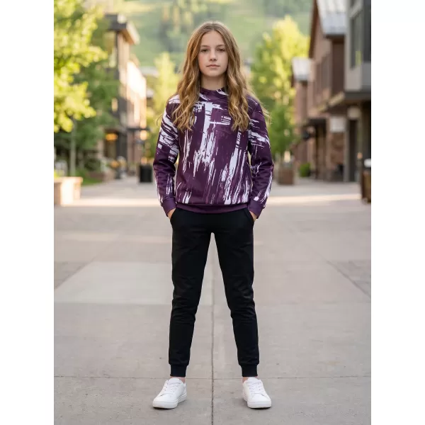  Hochwertiges Funktions-Sweatshirt für Kinder ALTISPORT VOJ/ALK010MI01 LILA/WEIß 