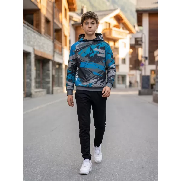  Hochwertiges Funktions-Sweatshirt für Kinder ALTISPORT VOJ/ALK014MI01 SCHWARZ/KEROSIN 