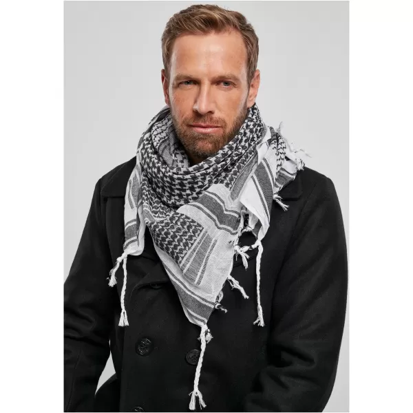  Schal BRANDIT BD7009 WEIß/SCHWARZ 